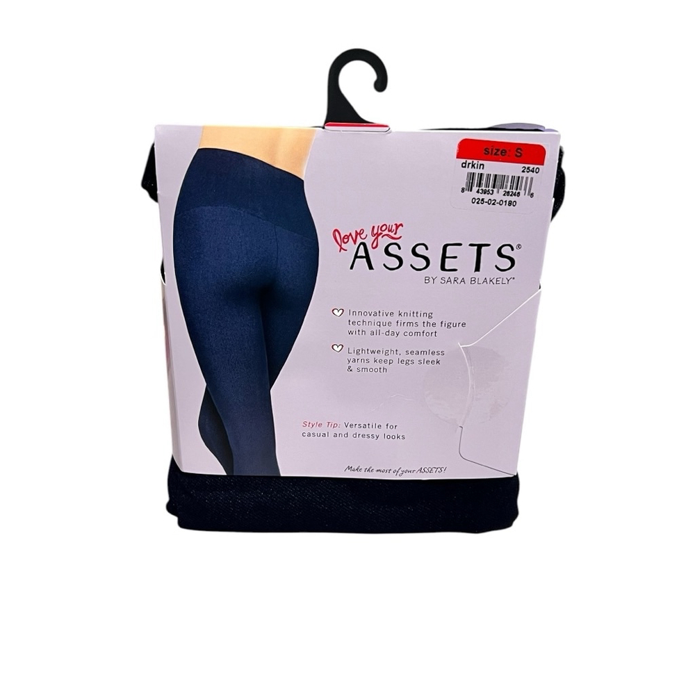 Women's Love Your Assets Leggings Size S Blue Denim Wash Seamless SPANX NWT New